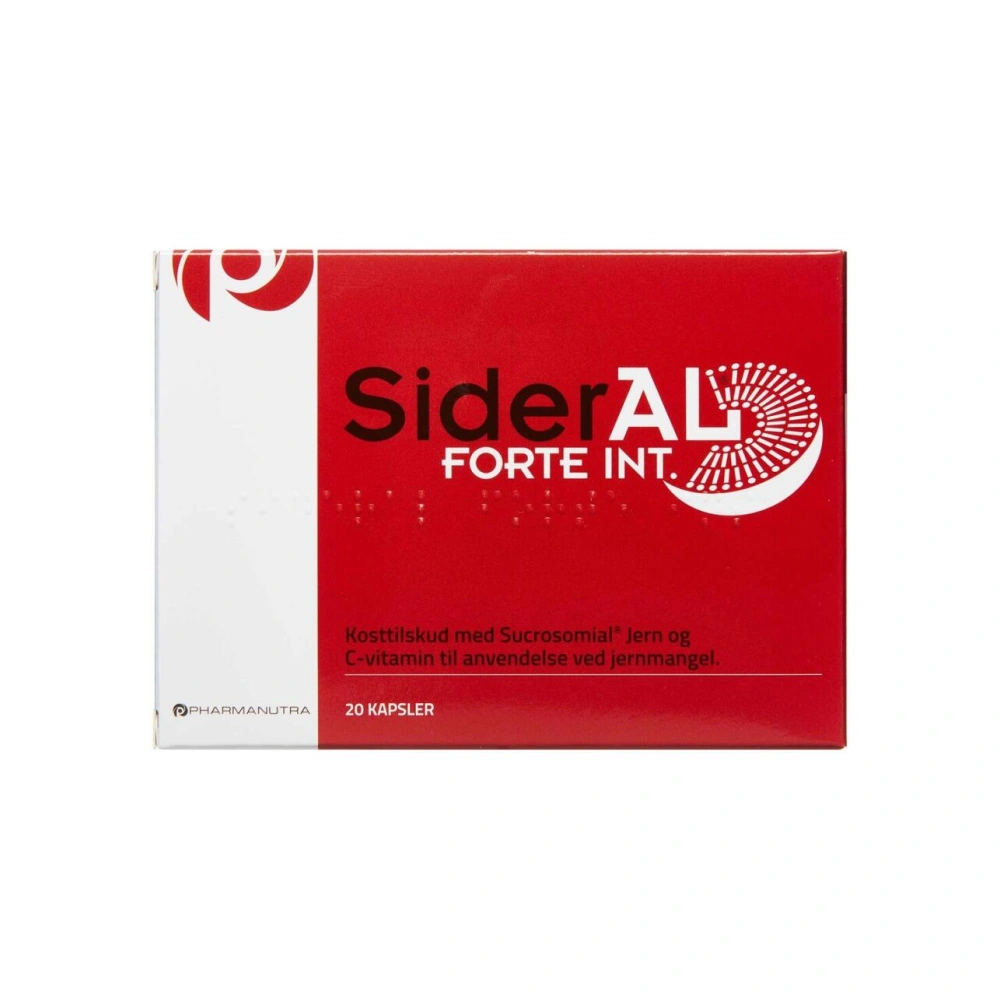 PharmaNutra Sideral forte kapsler - 20 stk