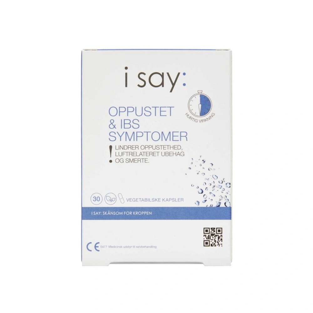 I say: Oppustet & IBS Symptomer - 30 kapsler