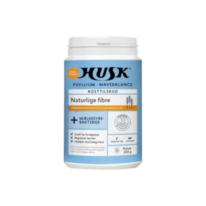 HUSK Psyllium Mavebalance Mælkesyre Pulver – 200 g