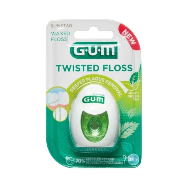 GUM TWISTED FLOSS Tandtråd – 1 stk