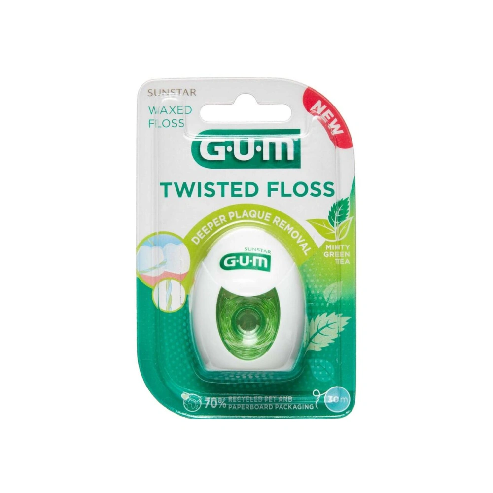 GUM TWISTED FLOSS Tandtråd - 1 stk