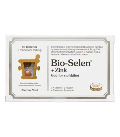 Pharma Nord Bio-Selen + Zink – 90 stk
