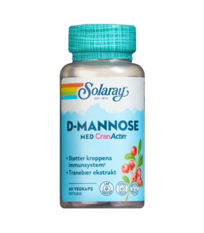 Solaray D-Mannose med CranActin – 60 stk
