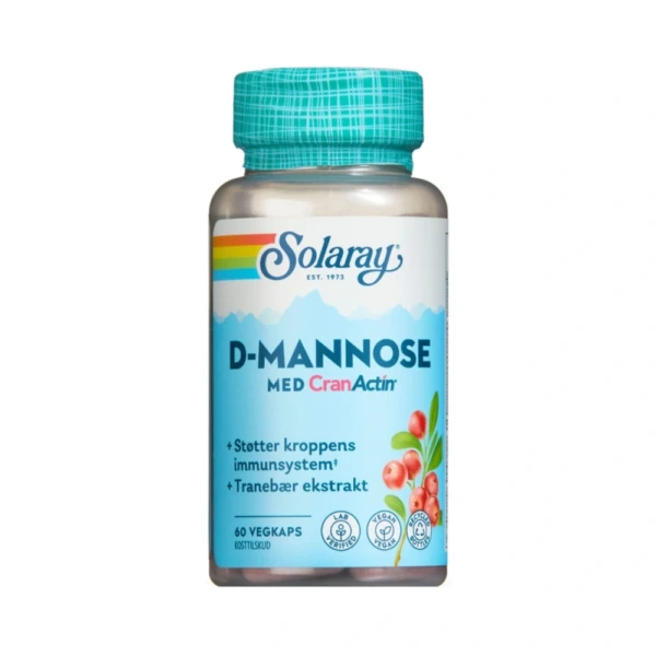 Solaray D-Mannose med CranActin – 60 stk