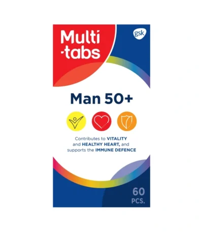 Multi-tabs Man 50+ Tabletter – 60 stk