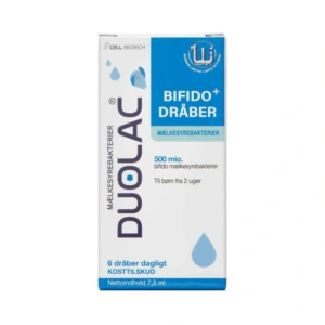 Duolac Bifido+ Dråber – 7,5 ml