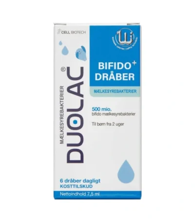 Duolac Bifido+ Dråber – 7,5 ml
