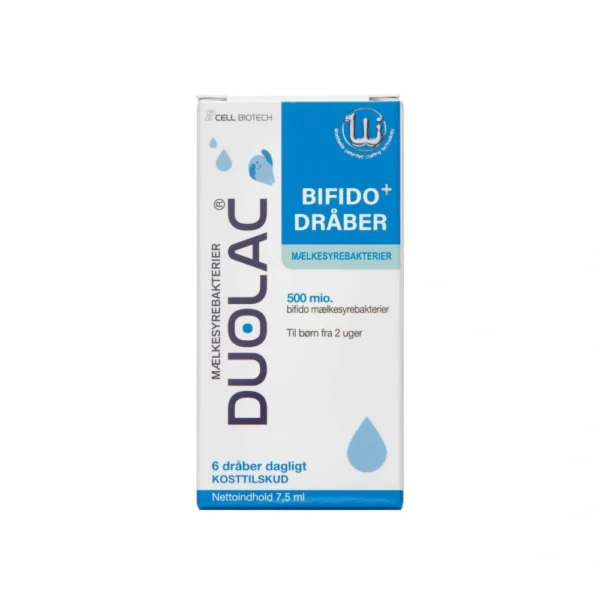 Duolac Bifido+ Dråber – 7,5 ml