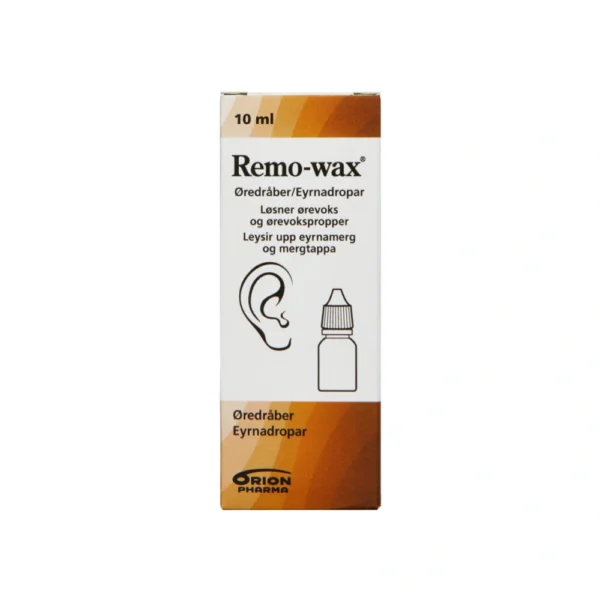 Remo-wax Øredråber – 10 ml