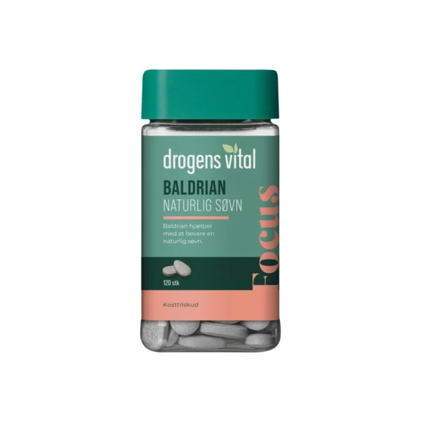 Drogens Vital Baldrian Naturlig Søvn – 120 stk