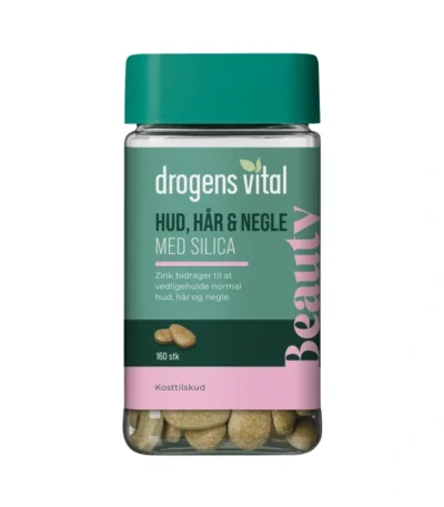 Drogens Vital Hud, Hår & Negle – 160 stk