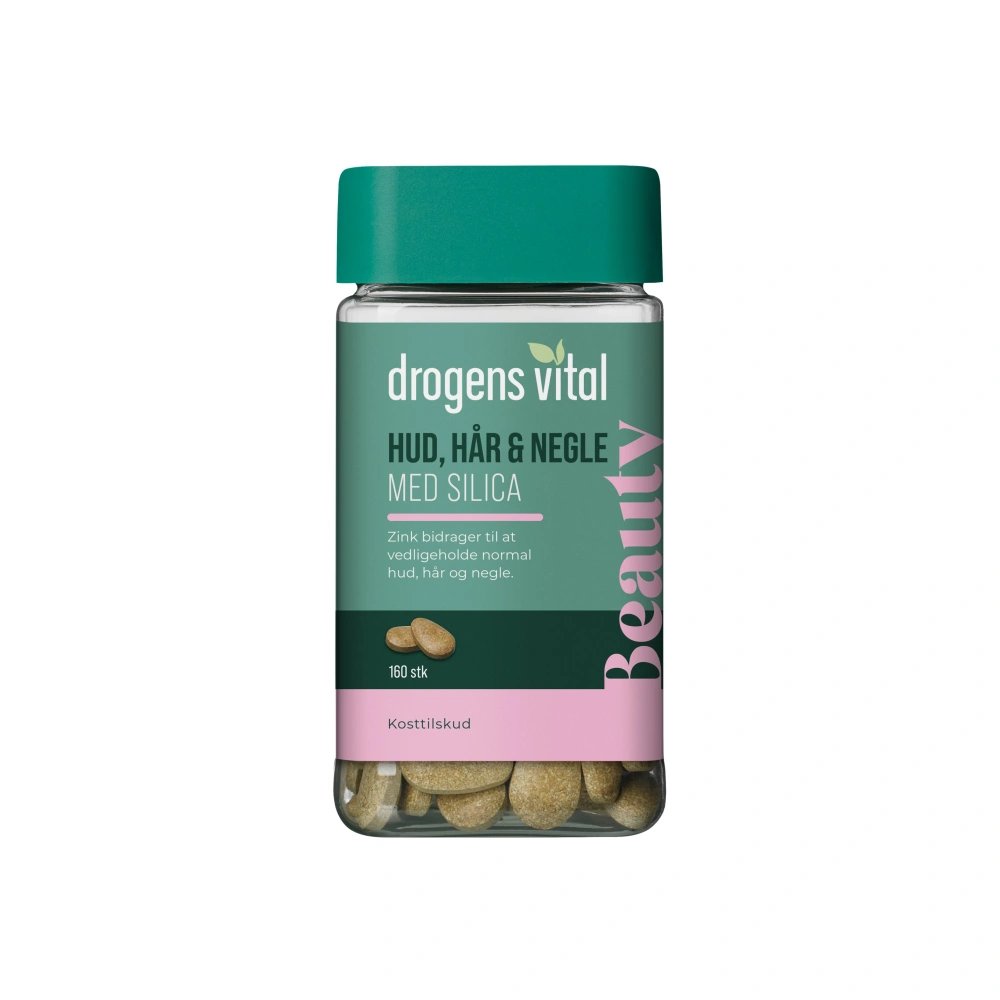 Drogens Vital Hud, Hår & Negle - 160 stk