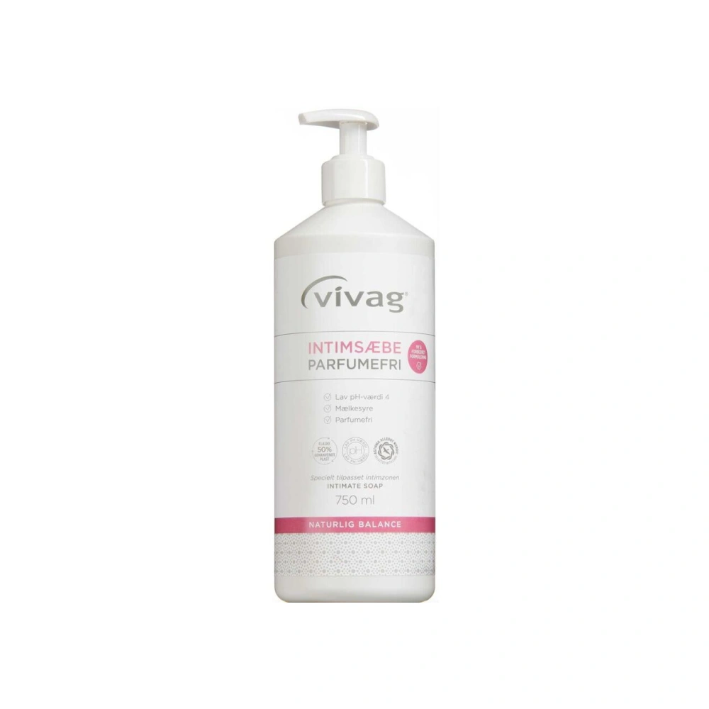 Vivag Intimsæbe Parfumefri - 750 ml