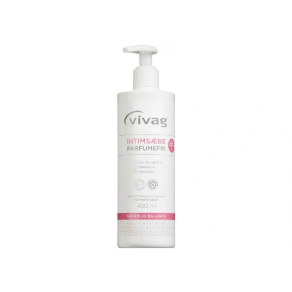 Vivag Intimsæbe Parfumefri – 400 ml
