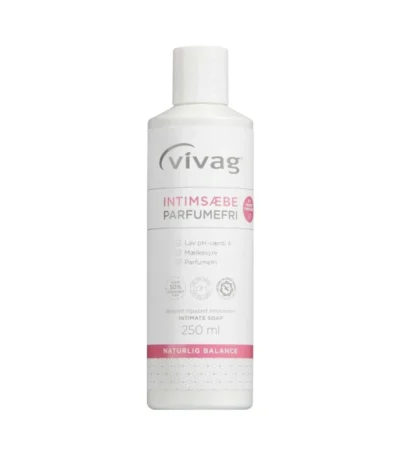 Vivag Intimsæbe Parfumefri – 250 ml