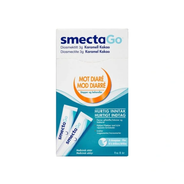 Navamedic SmectaGo Karamel/Kakao – 8 stk