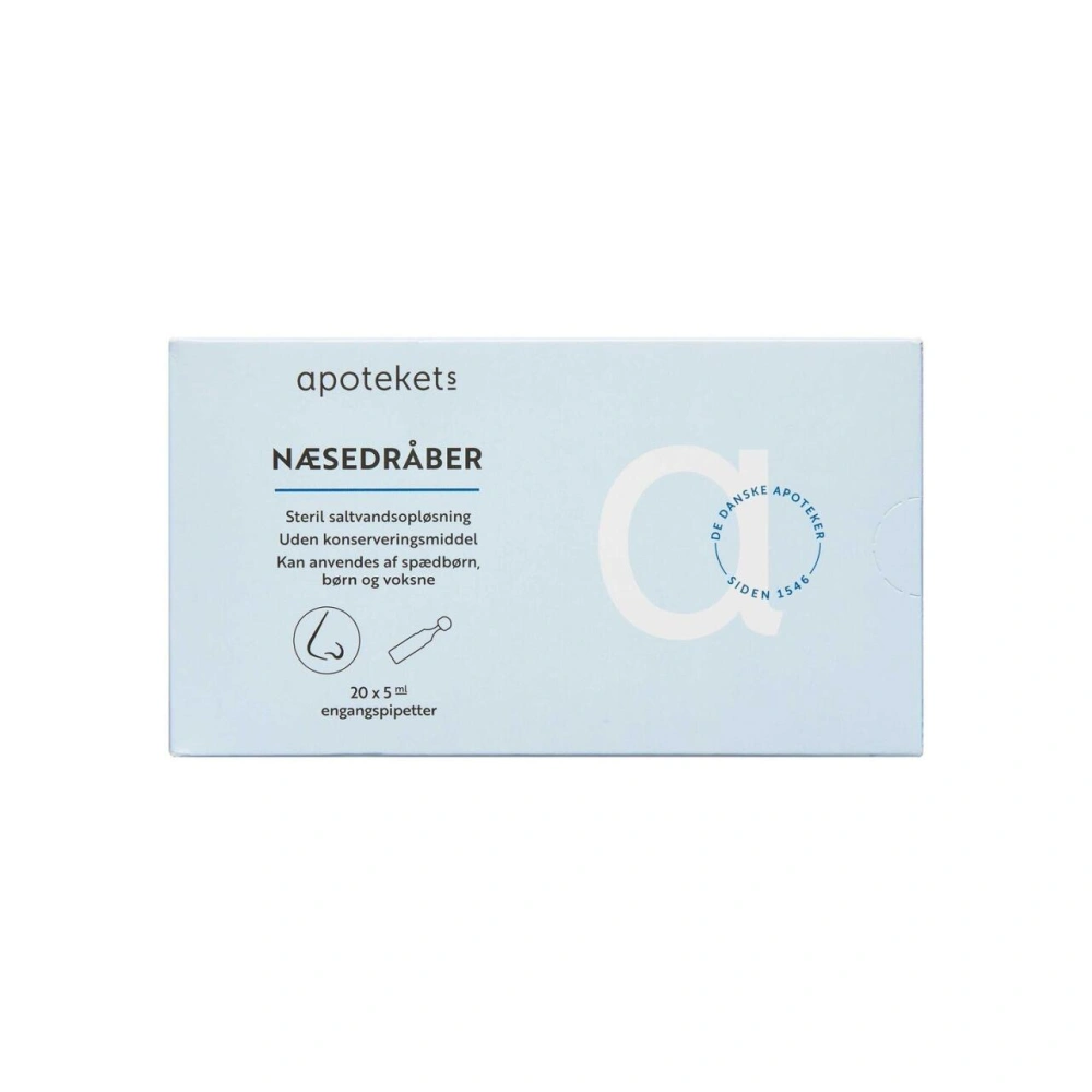 Apotekets Næsedråber - 20 x 5 ml