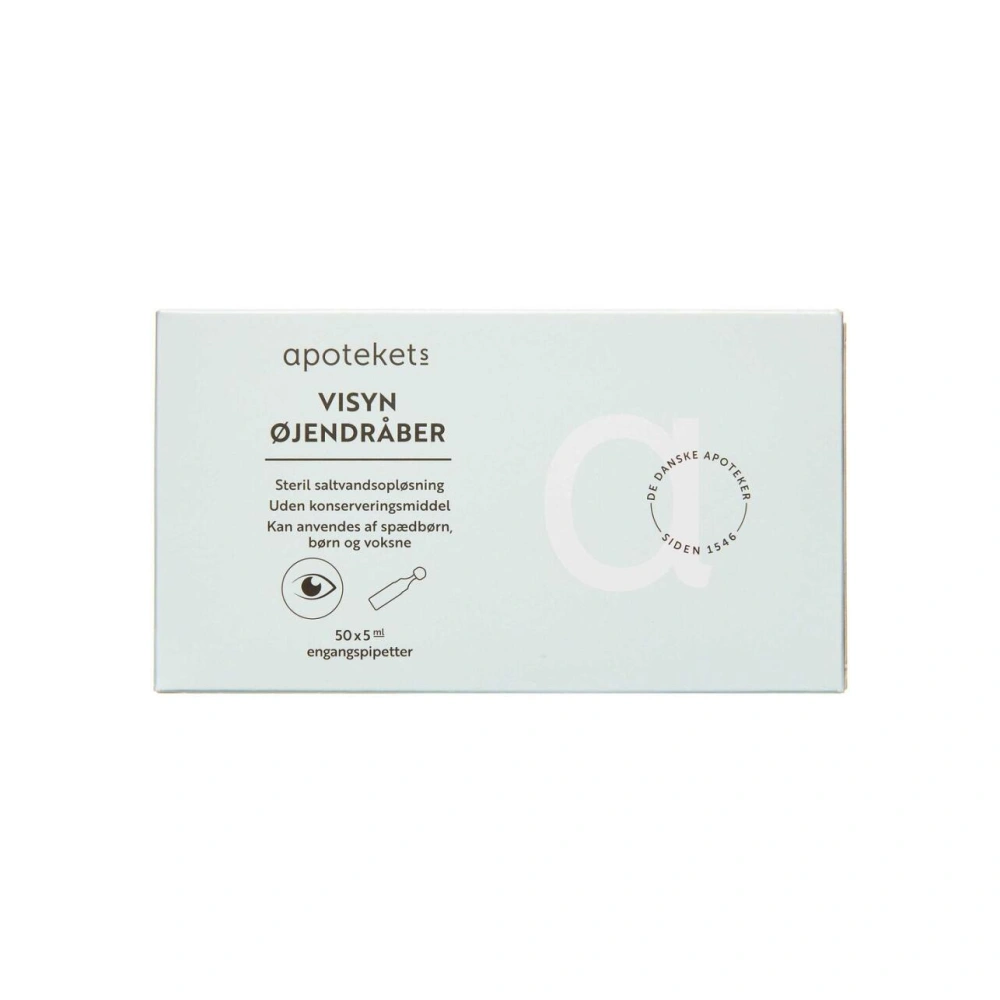 Apotekets Visyn Øjendråber - 50 x 5 ml