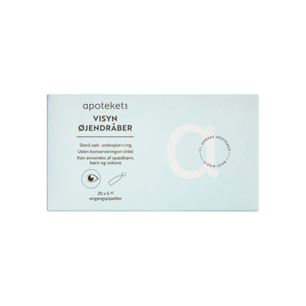 Apotekets Visyn Øjendråber - 20 x 5 ml