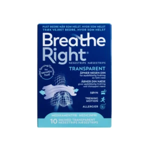 Breathe Right Næsestrips Small/Medium – 10 stk.