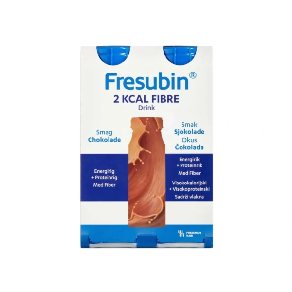 Fresubin 2 kcal Fibre Drink Chokolade – 4 x 200 ml
