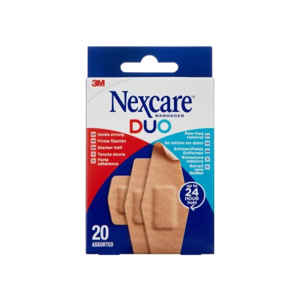 3M Nexcare Duo Plaster Assorteret – 20 stk