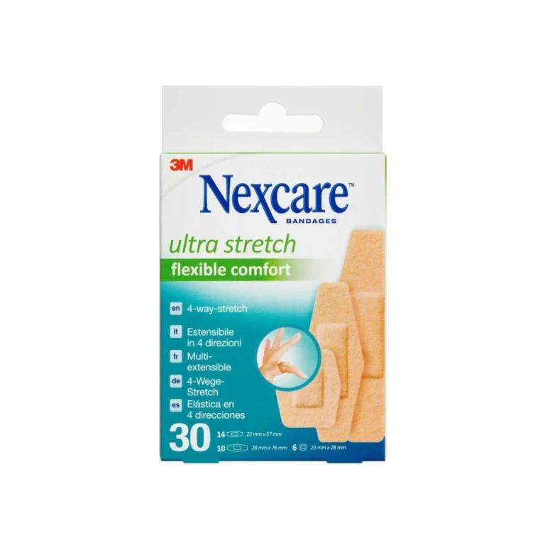 3M Nexcare Ultra Stretch Flexible Comfort - 30 stk 3M Nexcare Ultra Stretch Flexible Comfort – 30 stk