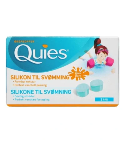 Quies ørepropper til børn i silikone – 3 par