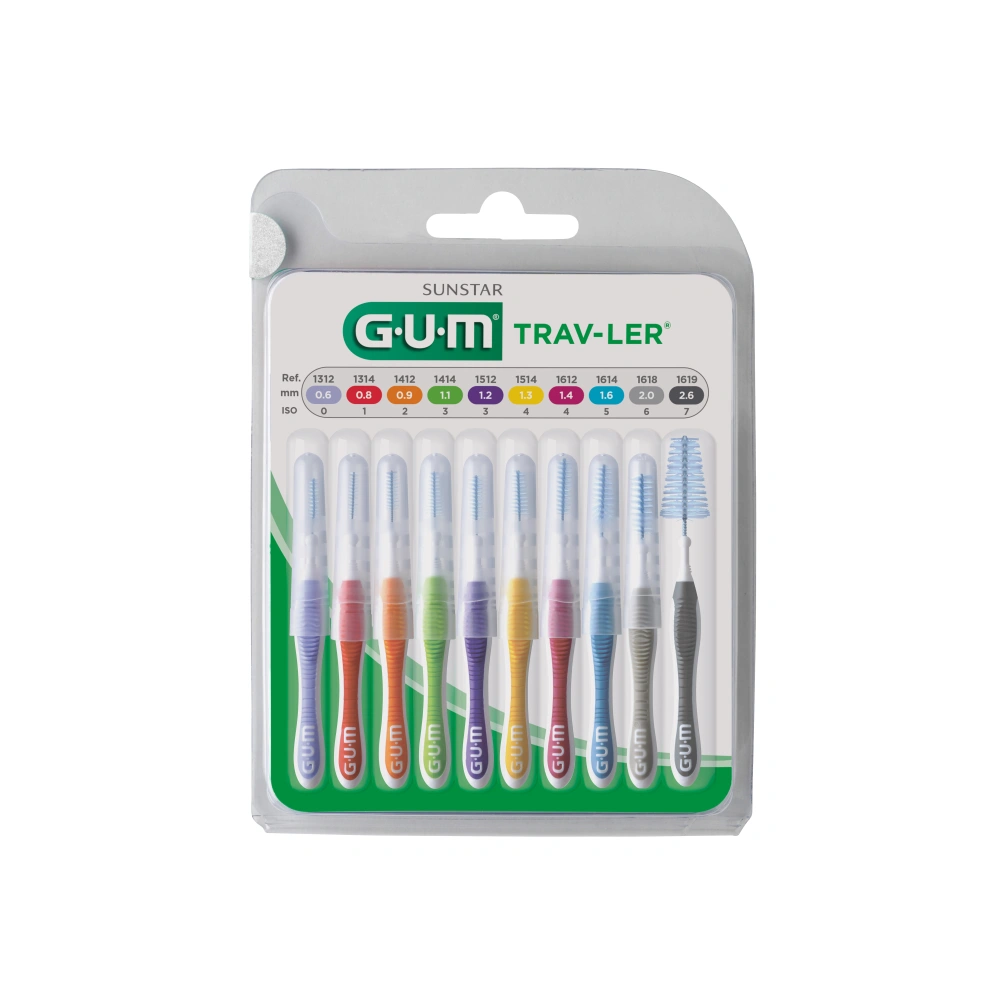 GUM TRAV-LER Mellemrumsbørster - 9 stk