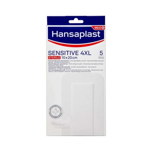 Hansaplast Sensitive 4XL 10x20cm – 5 stk