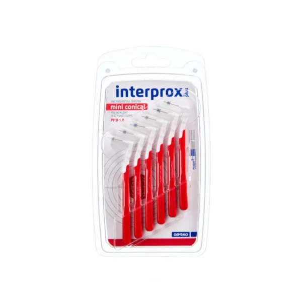 Interprox Plus Vinkel Rød 0,6mm – 6 stk