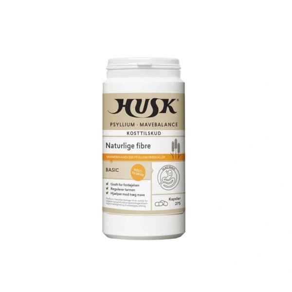 HUSK Psyllium Mavebalance kapsler - 275 stk