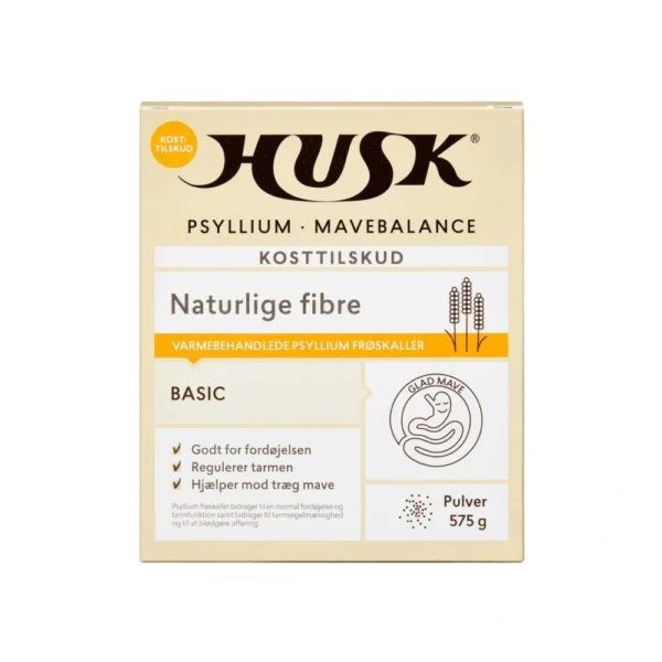 HUSK Psyllium Mavebalance Pulver - 575 g