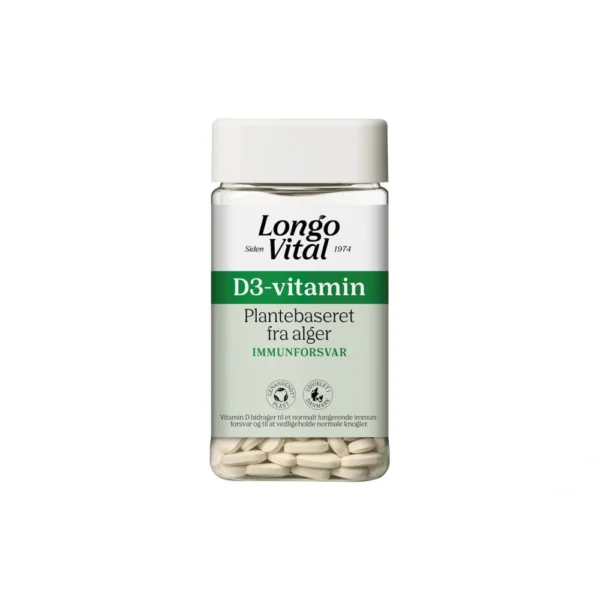 Longo Vital D3-Vitamin – 180 stk