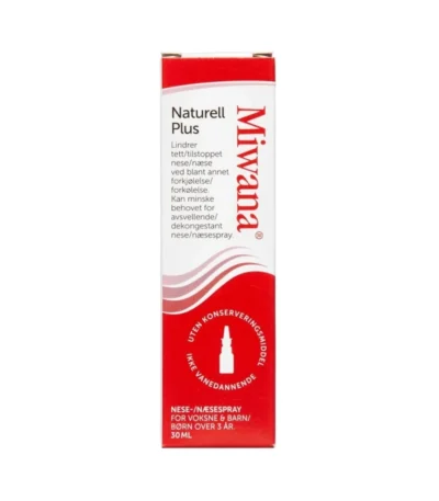 Miwana Næsespray Naturell Plus – 30 ml