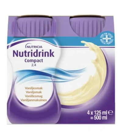 Nutridrink Compact Vanilje – 4 x 125 ml