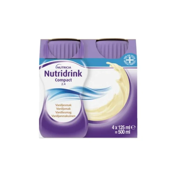 Nutridrink Compact Vanilje – 4 x 125 ml