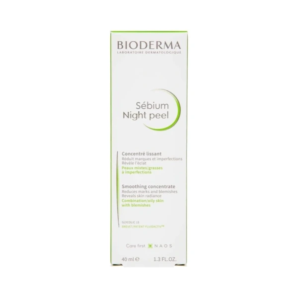 Bioderma Sebium Night Peel Smoothing Concentrate – 40 ml