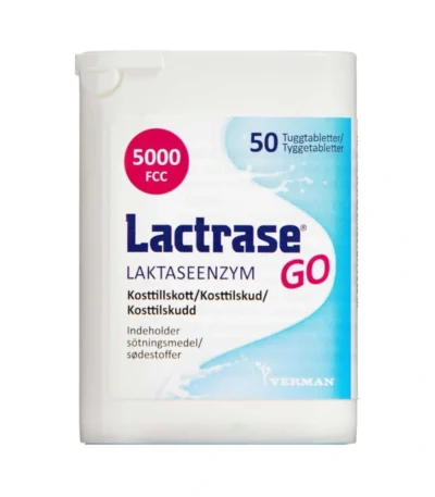 Lactrase GO Tyggetabletter – 50 stk
