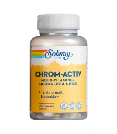 Solaray Chrom-Activ – 100 stk