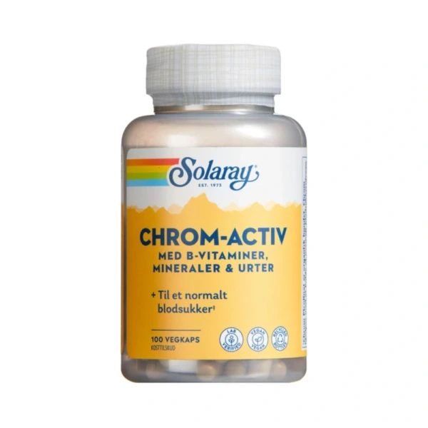Solaray Chrom-Activ – 100 stk