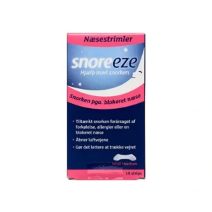 Snoreeze Næsetrimler Small/Medium – 10 stk