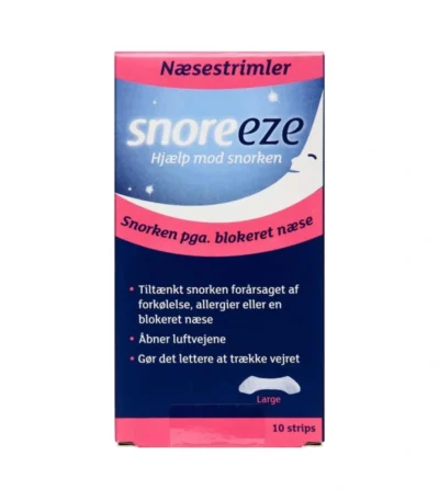 Snoreeze Næsetrimler Large – 10 stk
