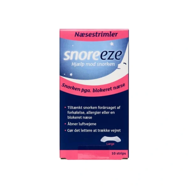 Snoreeze Næsetrimler Large – 10 stk