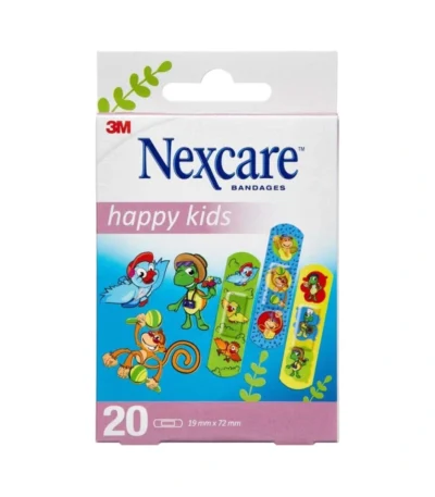 3M Nexcare Happy Kids Plaster – 20 stk