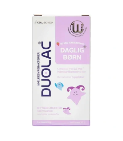 Duolac Daglig+ Børn – 60 stk