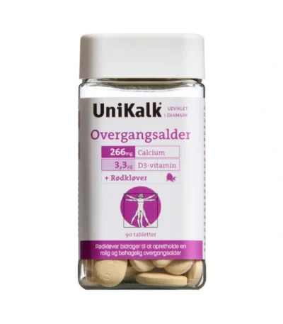 UniKalk Overgangsalder – 90 stk