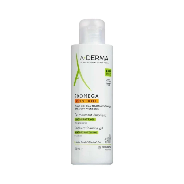 A-Derma Exomega Control Foaming Gel – 500 ml