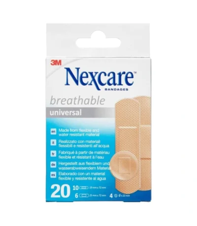3M Nexcare Universal Breathable Plaster – 20 stk