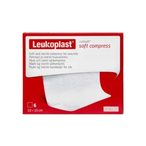 Leukoplast Cutisoft steril 10×10 cm – 6 stk